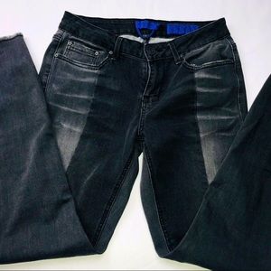 Black and Grey Indigo Blue Jeans